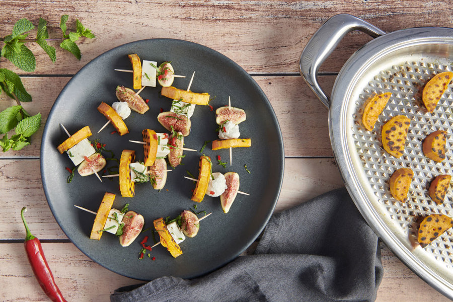 Spiedini di patate dolci