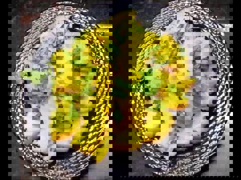 Baked pasala potatoes