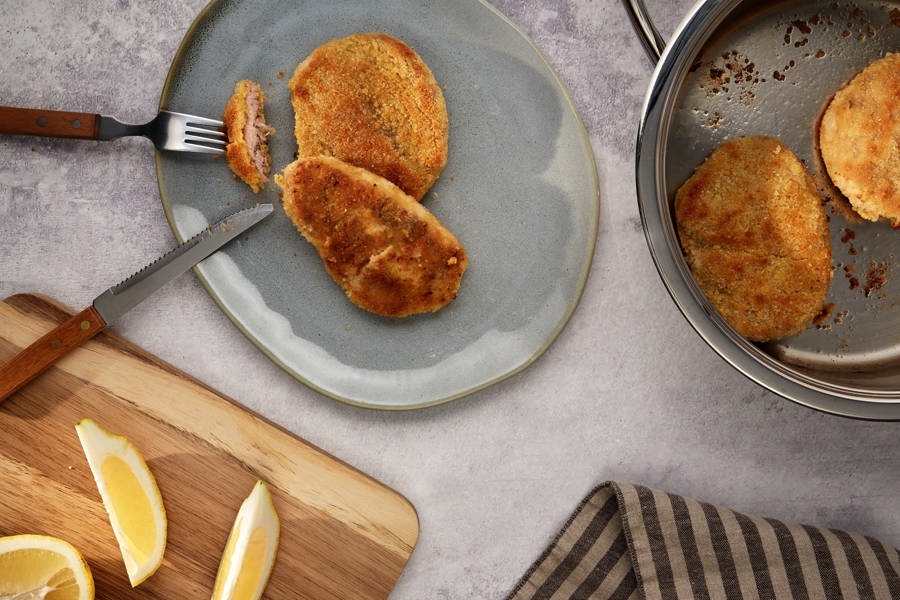 Escalope empanado al estilo croata