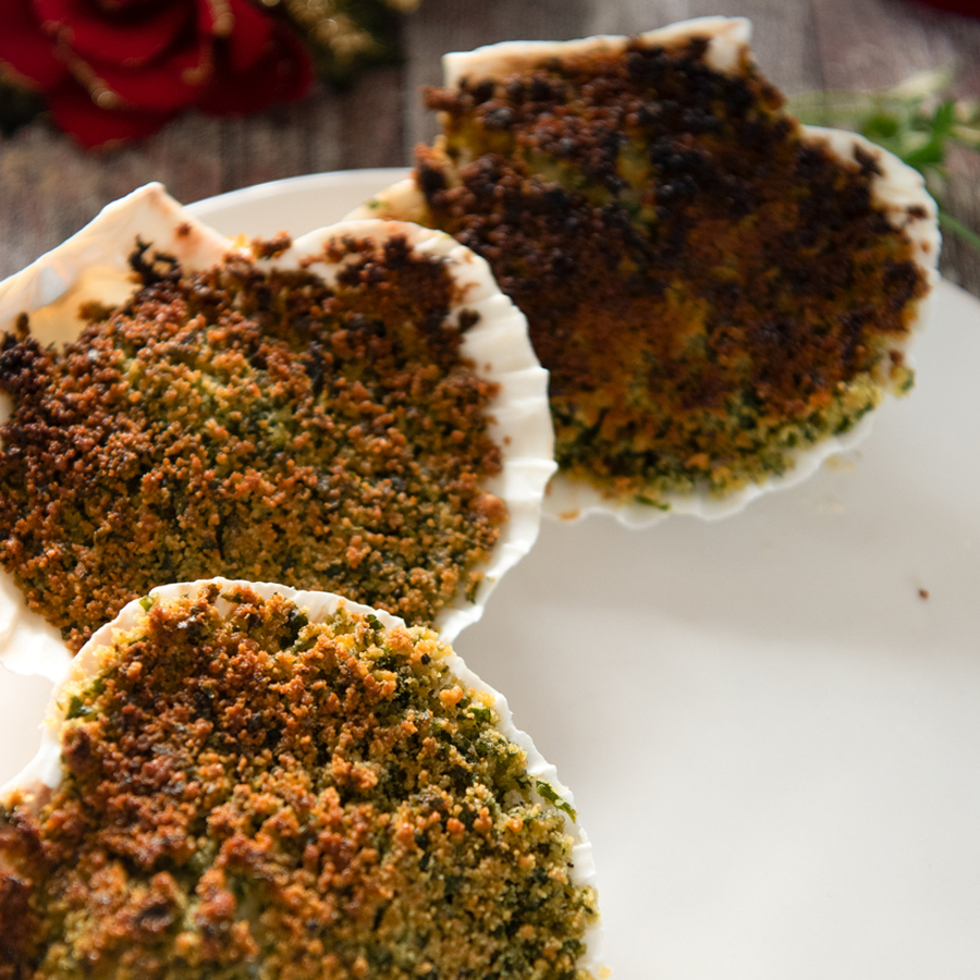 Capesante gratinate