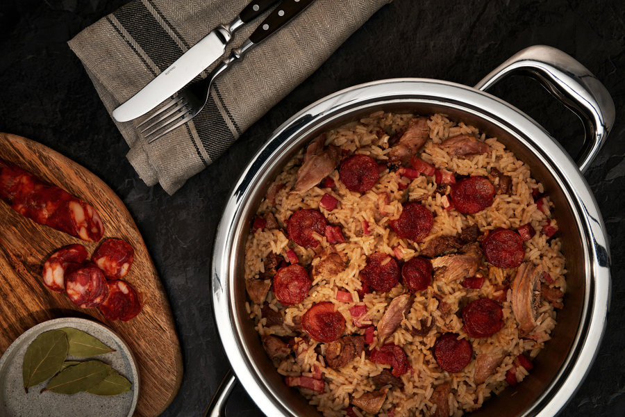 Portuguese duck rice