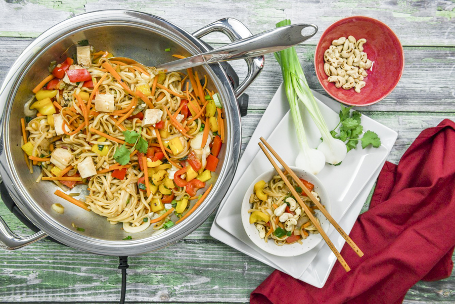 Asian vegetables with tofu