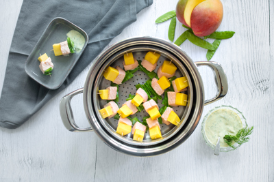 Image of the recipe Fruity Salmon Skewers