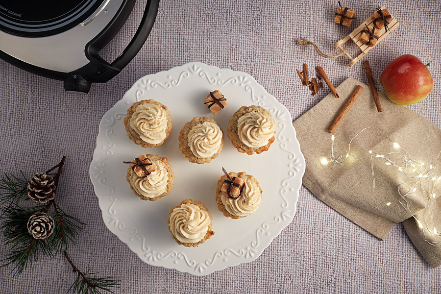 Spiced Apple Cupcake