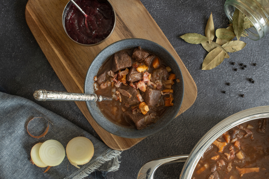 Jugged venison (Grison style)