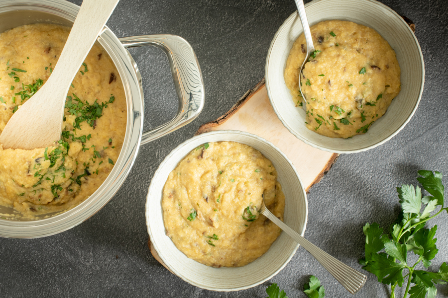 Mushroom polenta