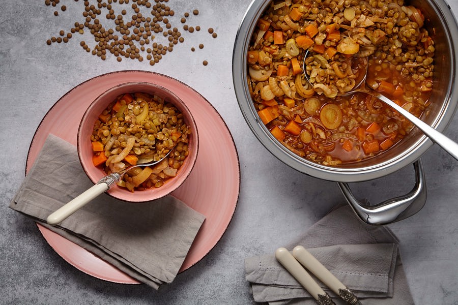One Pot Linsen mit Gemüse