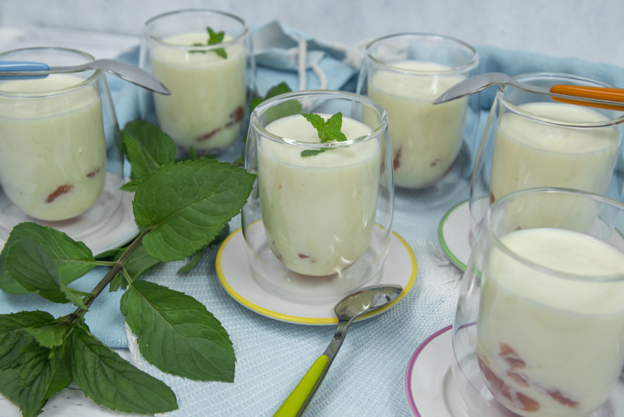 Grapefruit and lime dessert